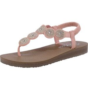 Skechers Women's Meditation-Stars & Sparkle Rhinestone Sandles